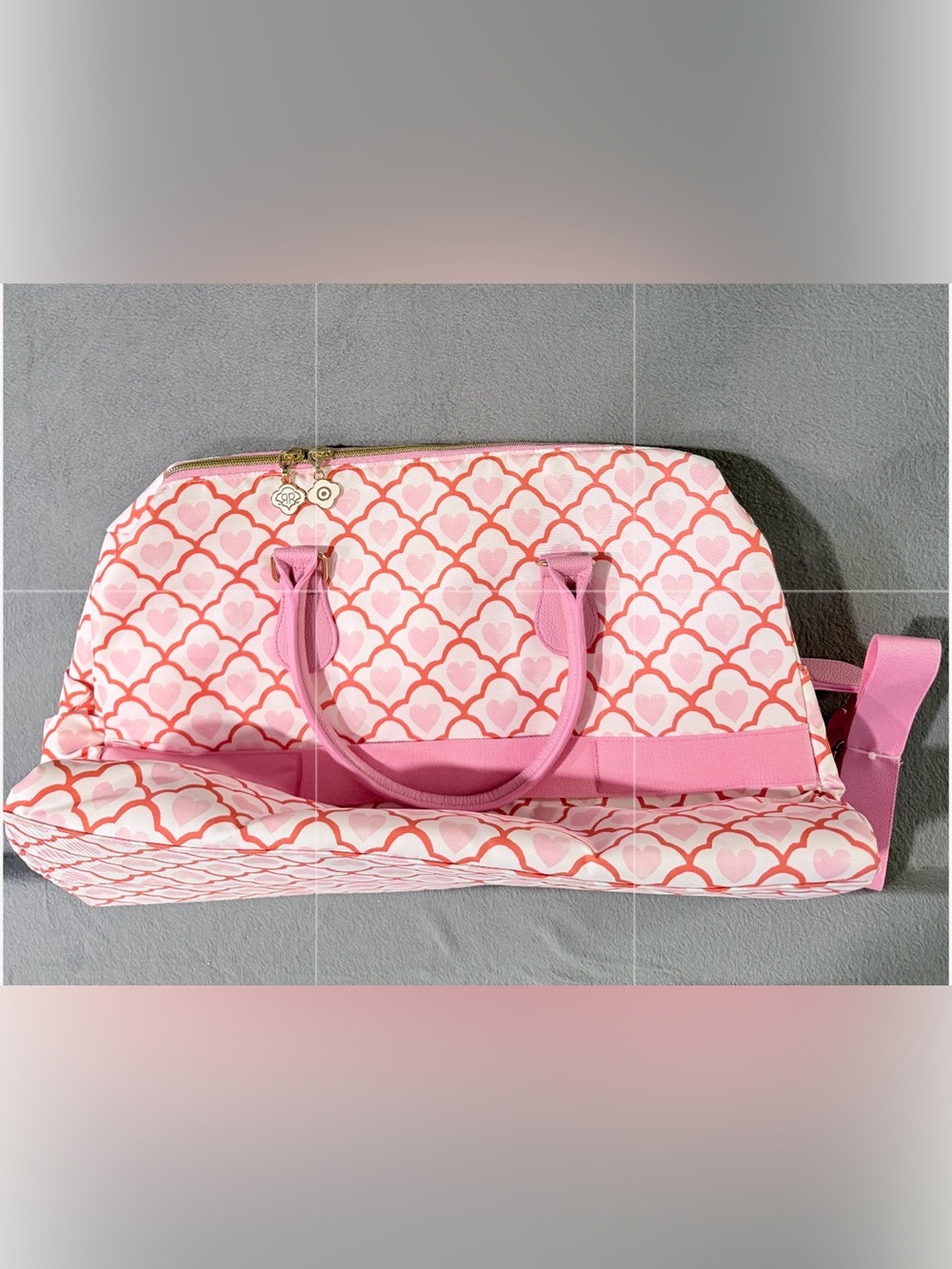 Roller Rabbit x Target - Geo Hearts Softside Duffel Bag - Picture 9 of 12